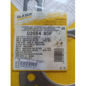 Прокладка ГБЦ Mercedes Benz MB615 Glaser 0265480 в Омске Прокладка ГБЦ Mercedes Benz MB615 Glaser 0265480 в Омске