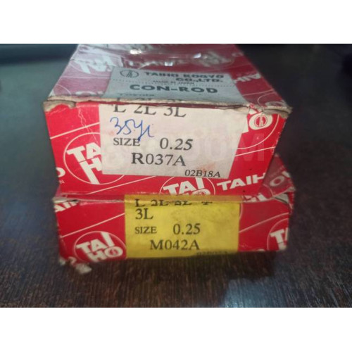 Вкладыши шатунные Toyota 2L, 3L Taiho R037A025 в Омске