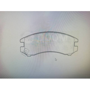 Колодки тормозные передние Nissan Sunny B12 Quinton Hazell bp712 в Омске
