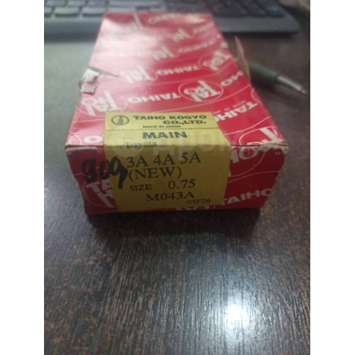 Вкладыши коренные Toyota 3A, 4A, 5A Taiho M043A075 в Омске